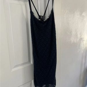 NWT Hollister Dark Lace Dress Size Large L